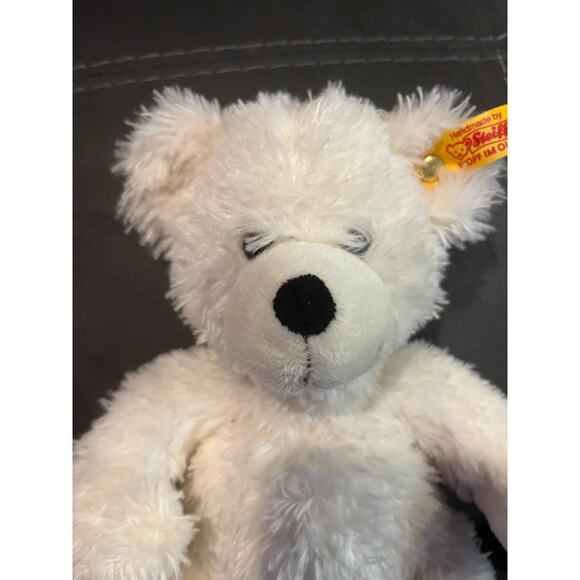 Steiff Teddy Bear Plush White Lotte German Toy Stuffed - Picture 3 of 4